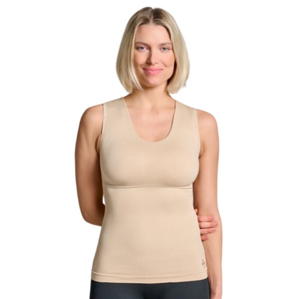 Tommie Copper Compression Tank Top Nude Beige XL Shapewear Base Layer